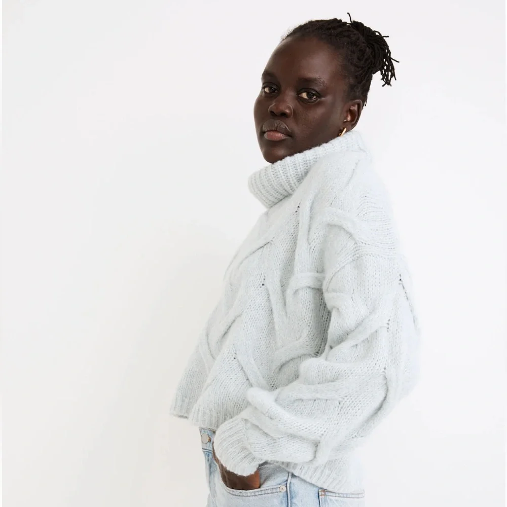 Madewell turtleneck sweatshirt long sleeve